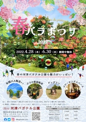 4/28よりフラワーシーズンスタート！伊豆 河津バガテル公園にて、 イベント盛りだくさんの「春バラまつり」を6月末まで開催！