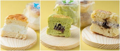 神津スフレサンド(ミルク・抹茶・チョコ)