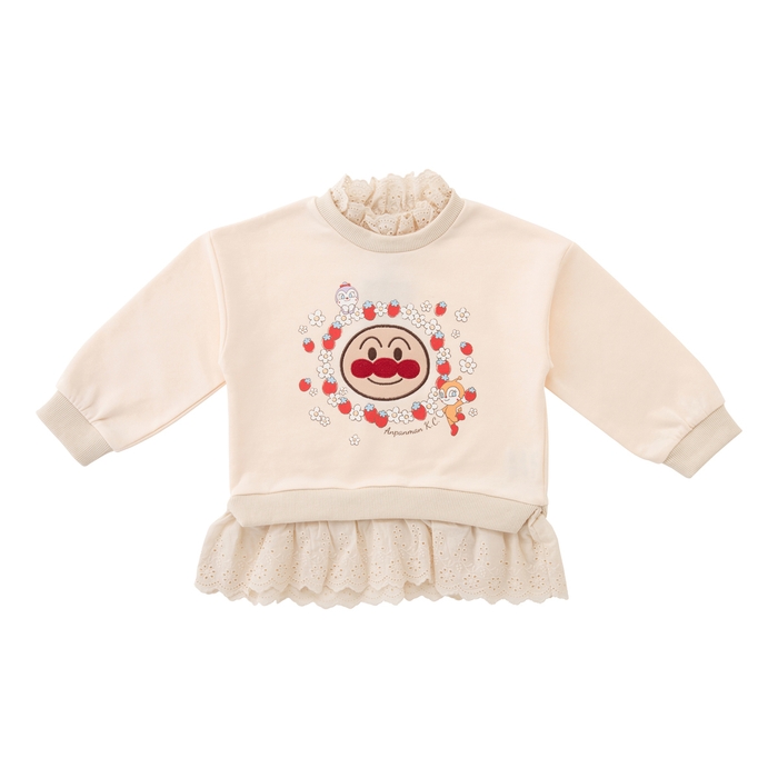 レイヤードトレーナー オフ白