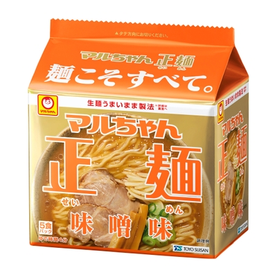マルちゃん正麺 味噌味 5食パック