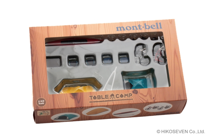 1/43 モンベル キャンプセット ステラリッジテント2&3 (イエロー) / (ターコイズ):パッケージ