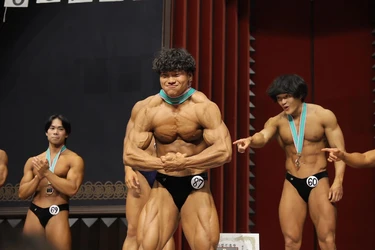 【名城大学・バーベルトレーニング部】久野清照選手（経済学部４年）が「全日本学生ボディビル選手権」で連覇を達成‼