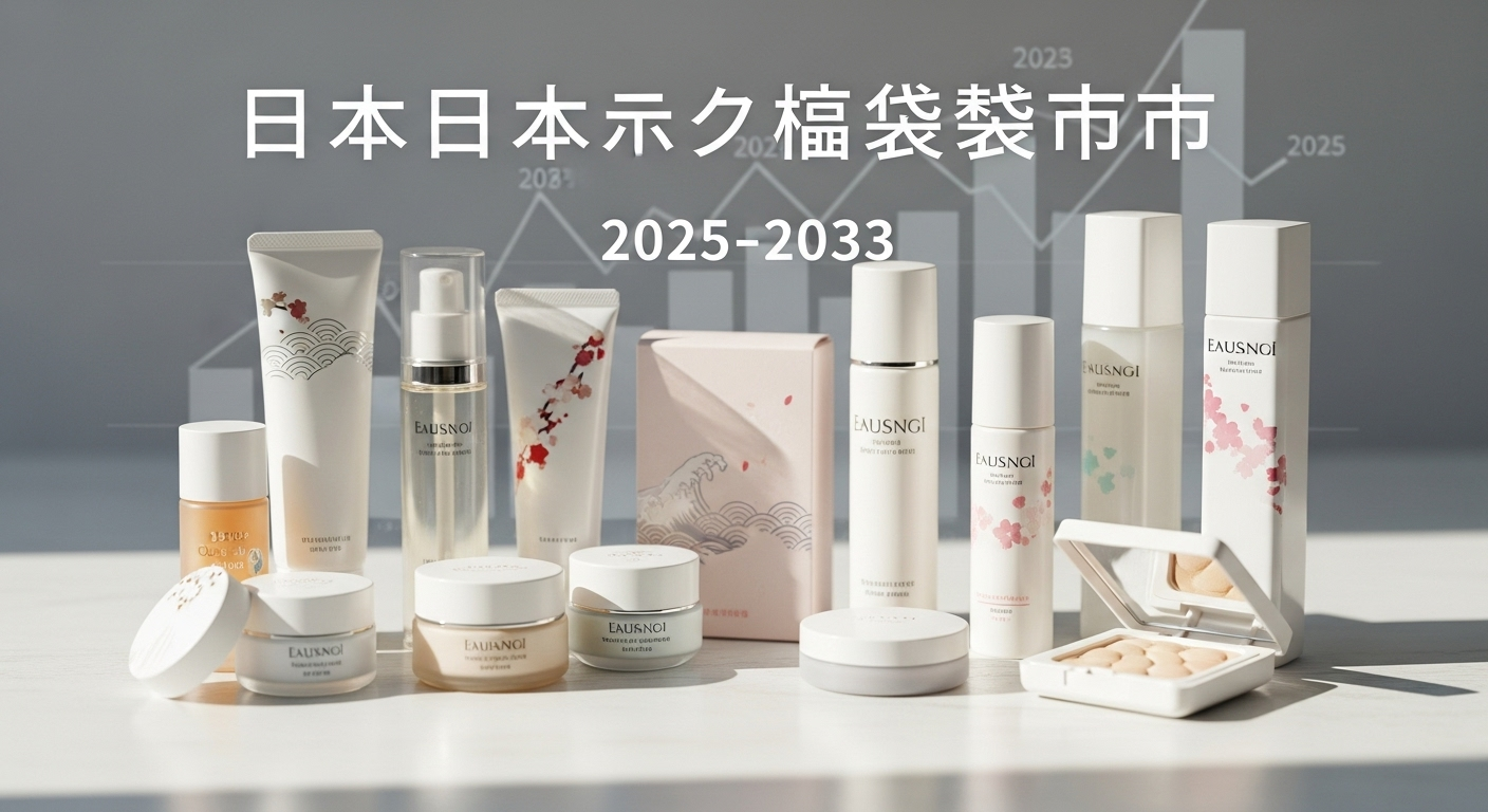 日本の化粧品包装市場は2033年までに33億8,468万米ドルに達すると予測｜年平均成長率3.86%で成長