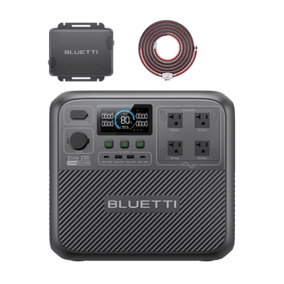 大容量ポータブル電源「Elite 200 V2」＆走行充電器「Charger 1」