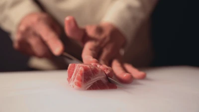 1度も凍らせていない「生の鯨肉」ご提供