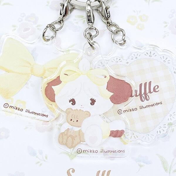 mikkoの3連アクリルキーホルダー