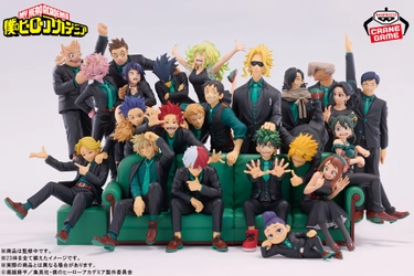 アニメ『僕のヒーローアカデミア』1年A組の23人が リアルフィギュアになってクレーンゲームで登場