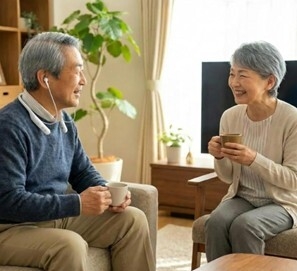 会話もテレビも快適に