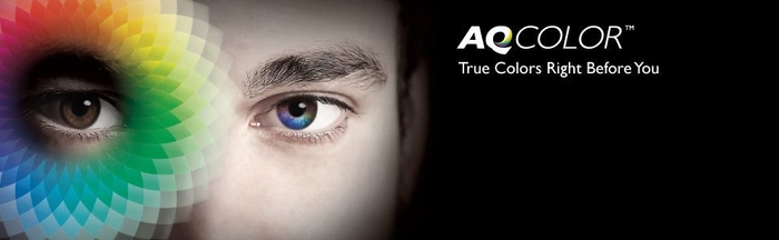 AQCOLOR(TM)による色精度保証