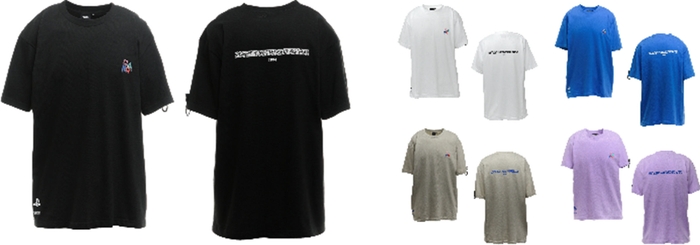 「スプレーアート 刺繍Tシャツ _ PlayStation(TM)」