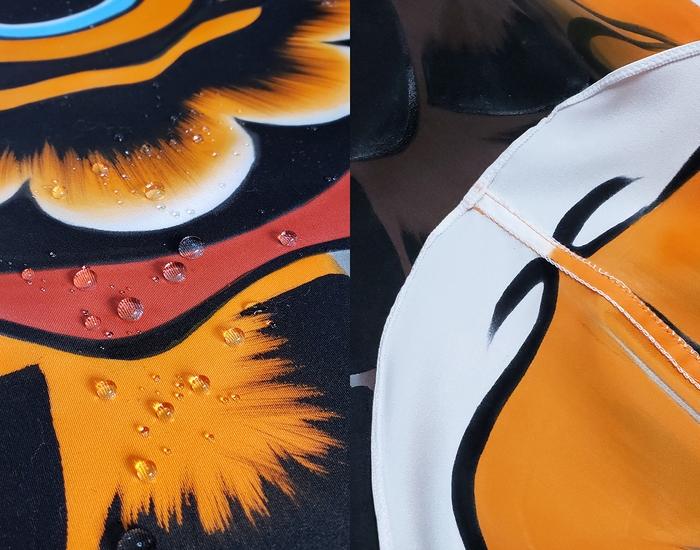 撥水加工&丁寧な縫製