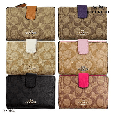 R・CoCo/COACH 二つ折り財布 シグネチャー