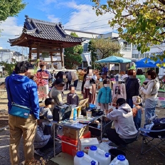 こものみ市めだかすくい