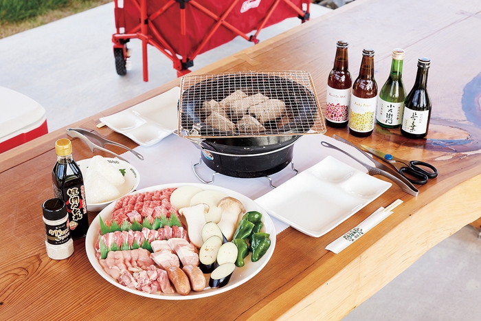 飛騨牛＋瑞浪ボーノポーク＆瑞浪の地酒＋クラフトビールの手ぶらでBBQ体験(きなぁた瑞浪)