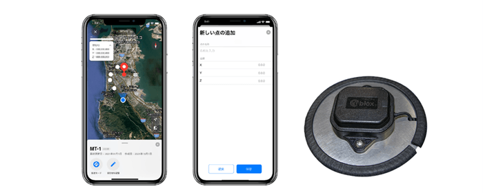 GNSS測量機能 利用イメージ