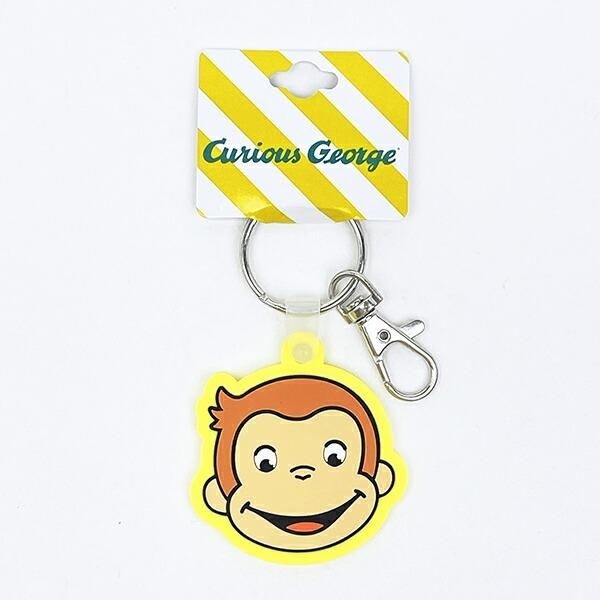 おさるのジョージラバーキーホルダー