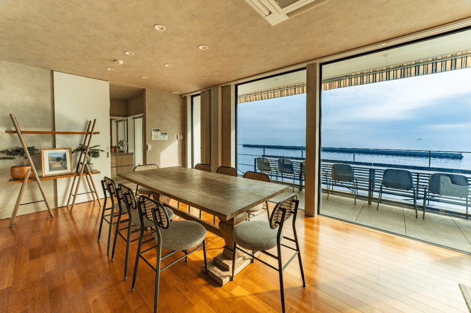 villa ocean kamaguchiのリビング・ダイニング