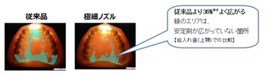 従来品より36%※2広がりやすい