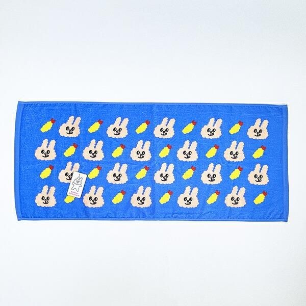 バニーコンビニのフェイスタオル