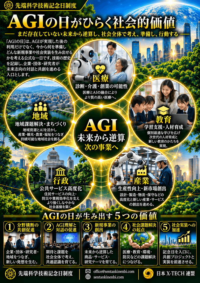 AGIの日がひらく社会的な価値