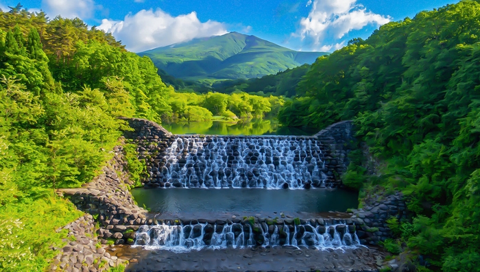 やまびこ吊橋｜不忘山