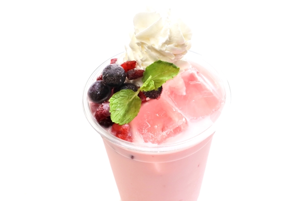 ピンクストロベリー&ミルク