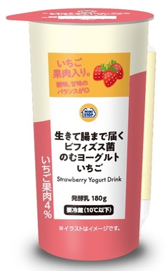 のむヨーグルトいちご商品画像（画像はイメージです。）