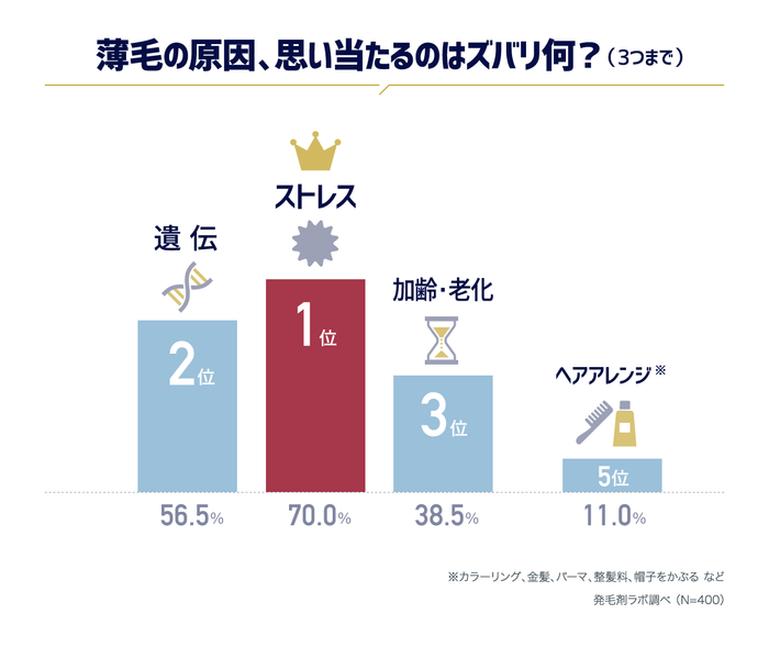 薄毛の原因ズバリ何？