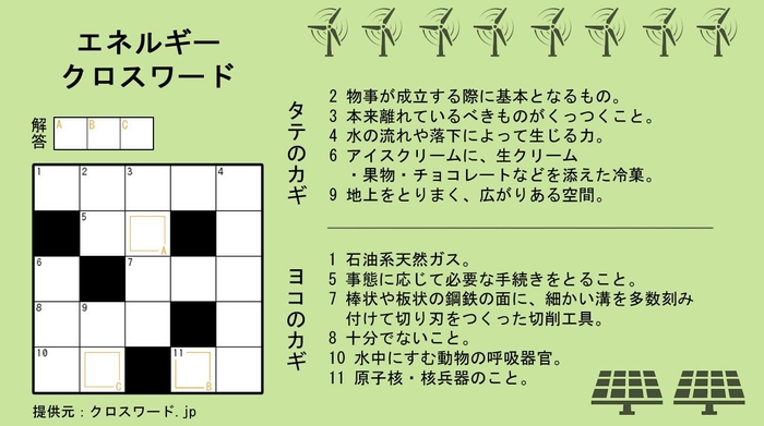 エネルギークロスワード