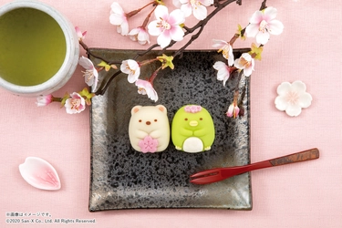 すみっコぐらしの「しろくま」と「ぺんぎん？」が 春らしい装いで「食べマス」に再登場！