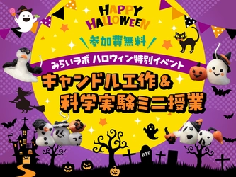 神戸・岡本の探究学習スペース「みらいラボ」 小学生対象の無料イベント『ハロウィンキャンドル工作』を 10月18日(土)に開催