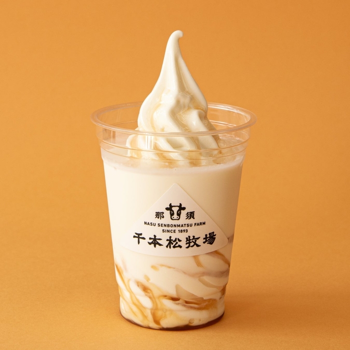 和栗シェイク 500円 和栗ソースとミルクシェイクのスイートなハーモニー。