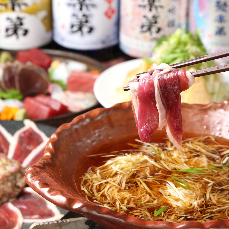 京鴨と湯葉のしゃぶしゃぶ 　2,948円