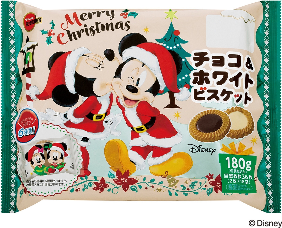チョコ&ホワイトビスケット(ミッキー&フレンズ)