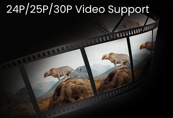 映画編集に最適な1080/24Pに対応