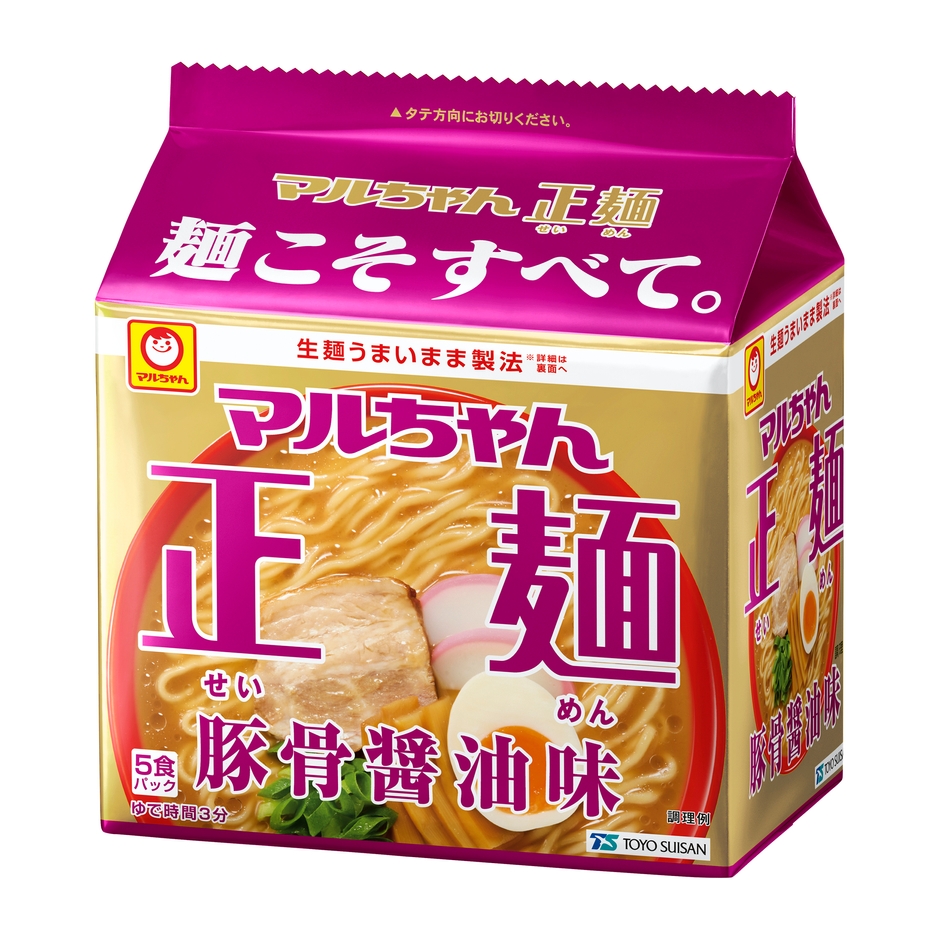 マルちゃん正麺 豚骨醤油味 5食パック