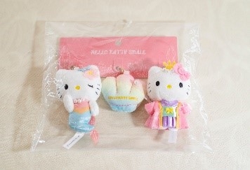 ▲HELLO KITTY SMILE限定3Pマスコット