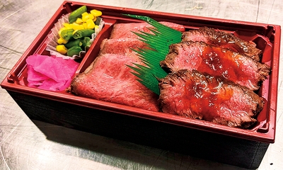 【肉のコイズミ】「信州牛ローストビーフ&ステーキ弁当」