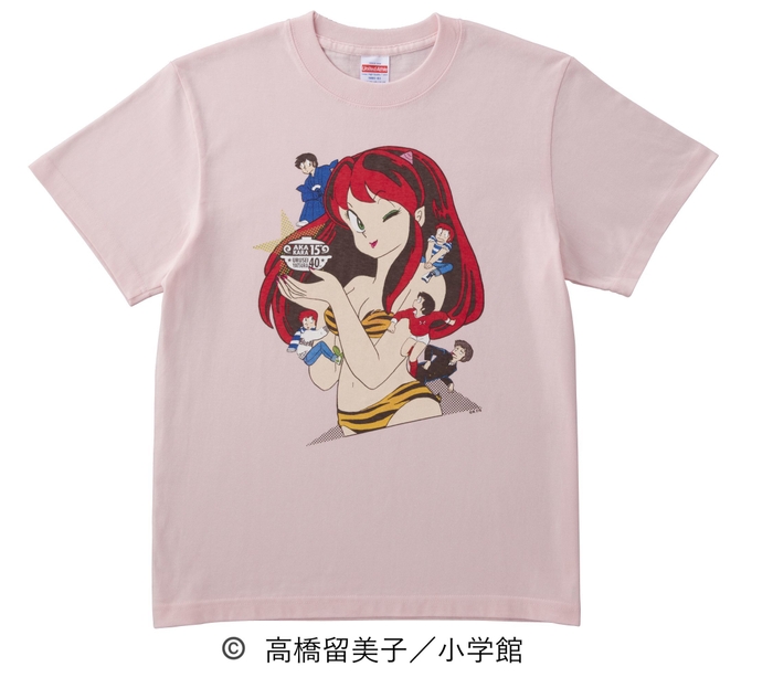 赤から×うる星やつらコラボTシャツ_ピンク