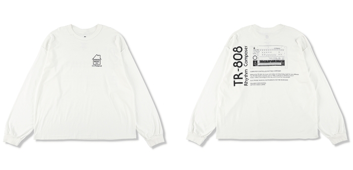 TR-808 LONG SLEEVE T-SHIRT(ISNESS MUSICxROLAND)
