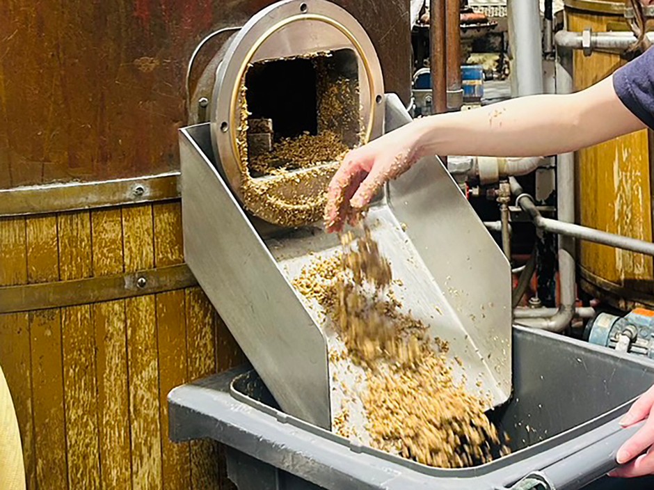ビール製造時に発生するモルト粕(1)