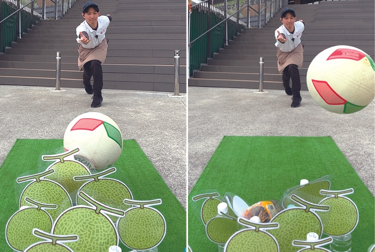 初開催『メロンボーリング』