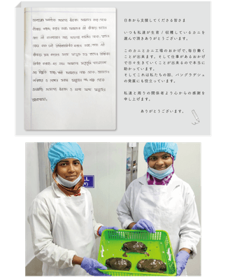 バングラデシュからの手紙