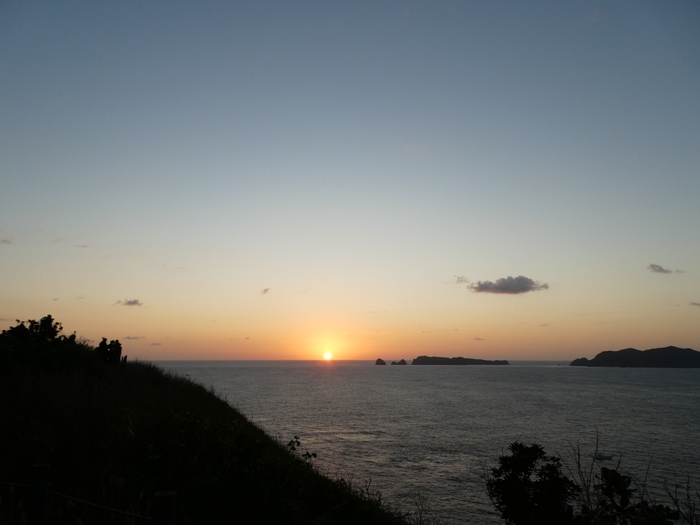 母島最南端　小富士からの初日の出