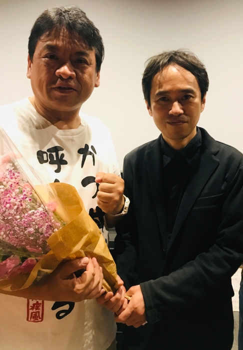 大東賢監督と田野倉健之さん