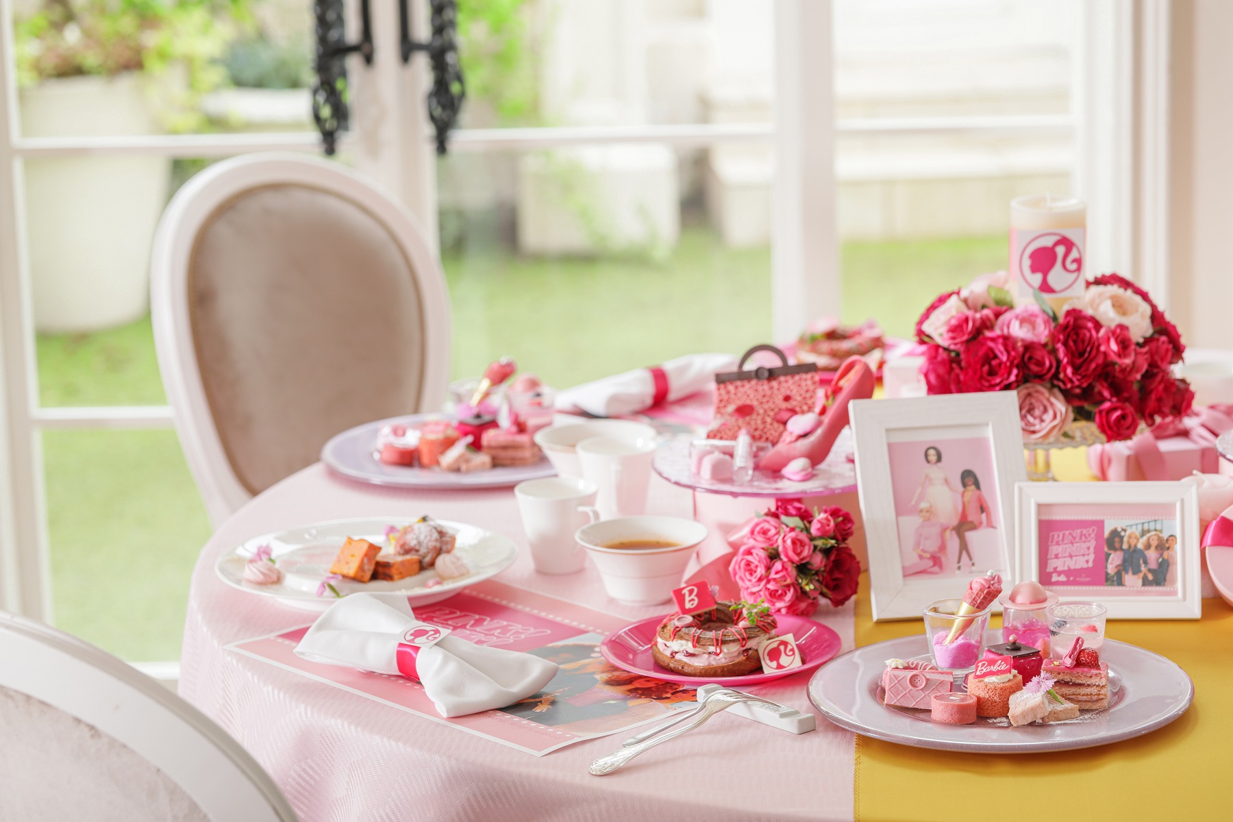 ファッションドール「バービー」とコラボレーションしたピンクの可愛らしいスイーツが楽しめる 『PINK!PINK!PINK!スイーツパーティー』