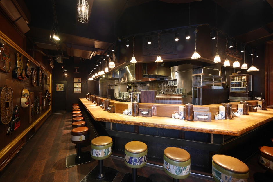 麺屋武蔵本店店内