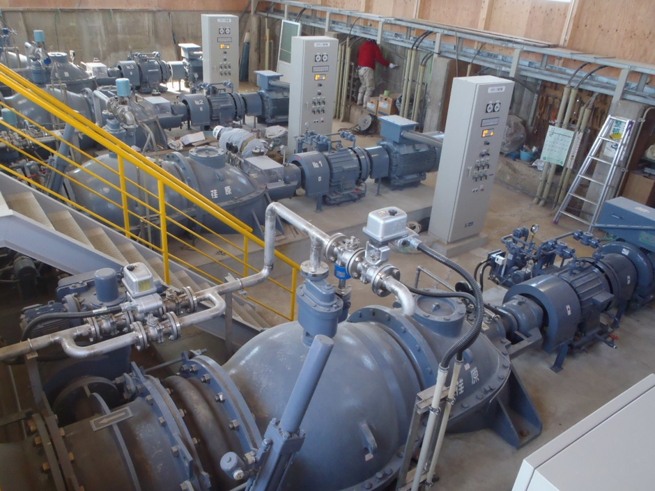 2016年3月【安全安心事業】瀬戸内市との施行協定に基づく予備排水ポンプ設置工事と非常用発電機新設工事完了