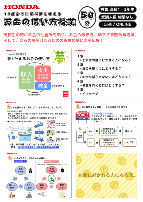 18歳までに学ぶ「夢を叶えるお金の使い方」