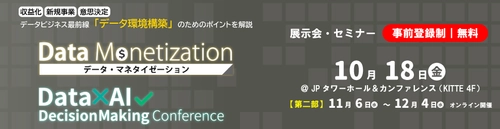 Data×AI Decision Making Conference 2024を 10月18日(金)に東京丸の内のJPタワーで開催